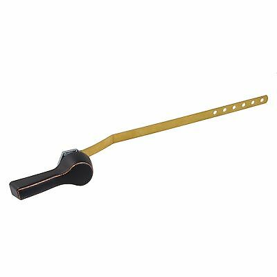 Oil Rubbed Bronze Toilet Tank Flush Trip Lever Handle Universal Front Side Angle