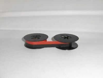Universal Typewriter Ribbon 2" X 1/2 Inch Black And Red Ink Twin Spool Sc20br