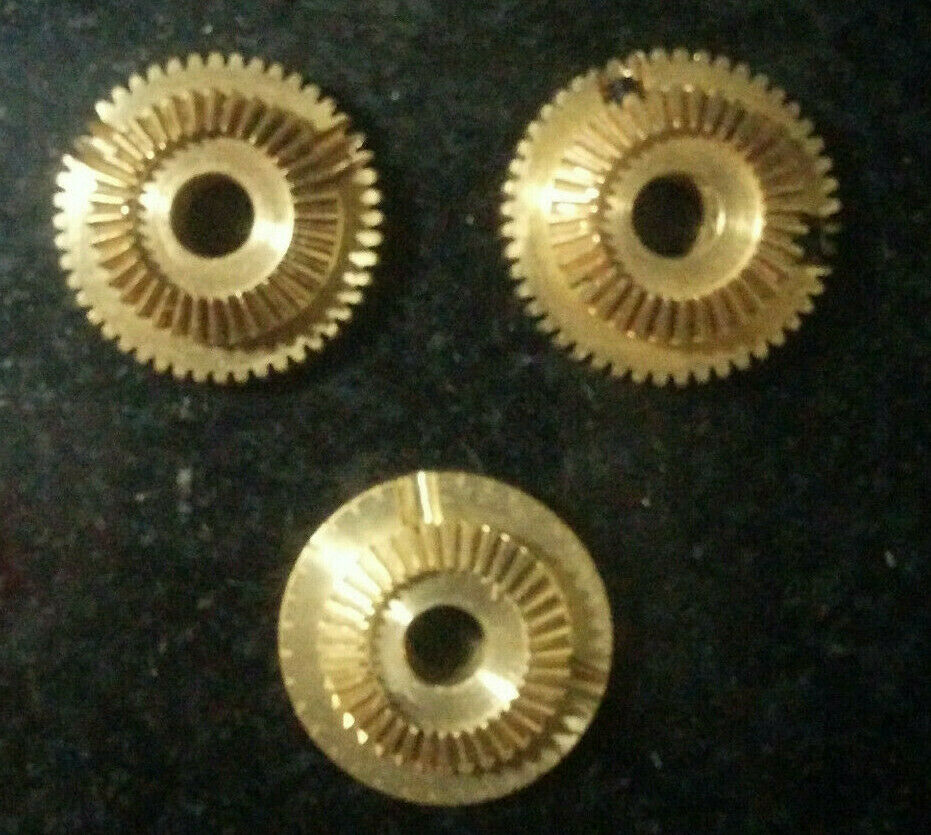 Brass Gears For The Hp 8640b Signal Generator