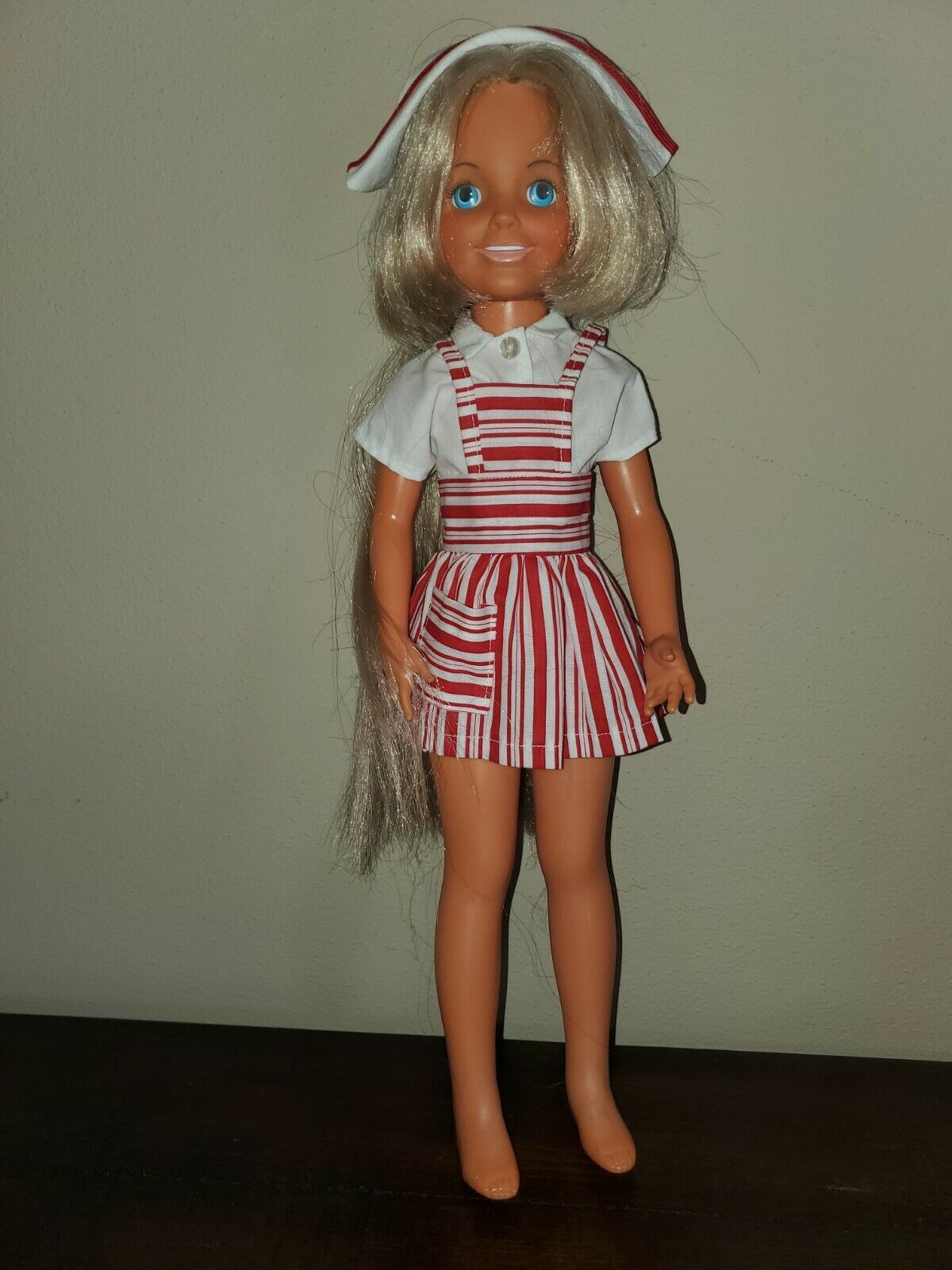 Vintage Ideal Brandi Doll-crissy Family. Candy Striper Nurse Outfit