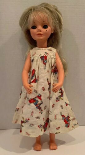 Flannel Nightgown For 17" Crissy Or Alta Moda Furga S Doll -no Doll