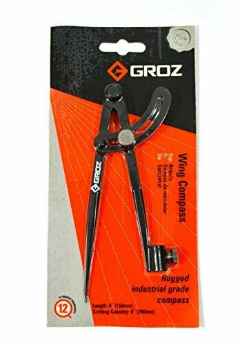 Groz 6-inch Wing Compass | Industrial Grade 01550