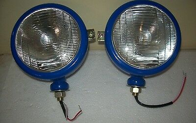 New 2000 2600 3000 3600 3610 4000 5000 7000 Ford Tractor 12v Blue Headlights
