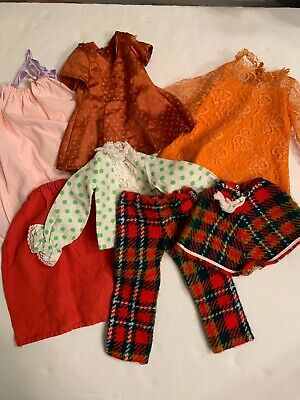 Vintage Ideal Crissy Chrissy Doll Original And Handmade Clothes Tlc Lot