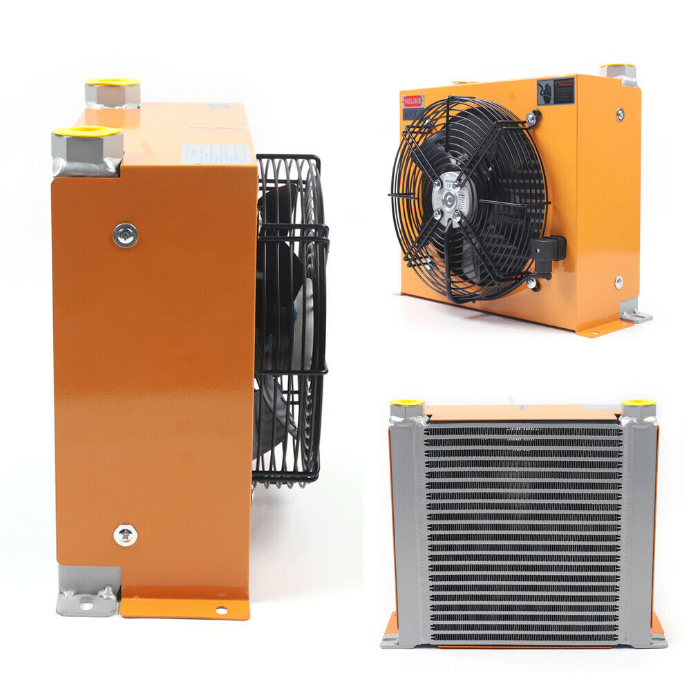 Usa 60w Hydraulic Oil Cooler Ah1012t-ca 60hz 100l/min Air Cooling Units Cooler